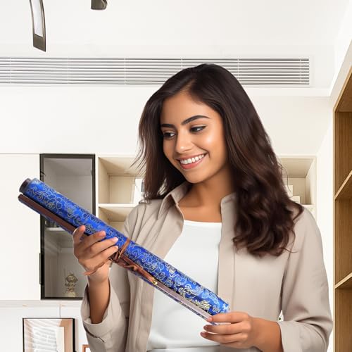Flylin Calligraphy Cloth,Reusable Chinese Calligraphy Practicing Tool Blue - color: Blue