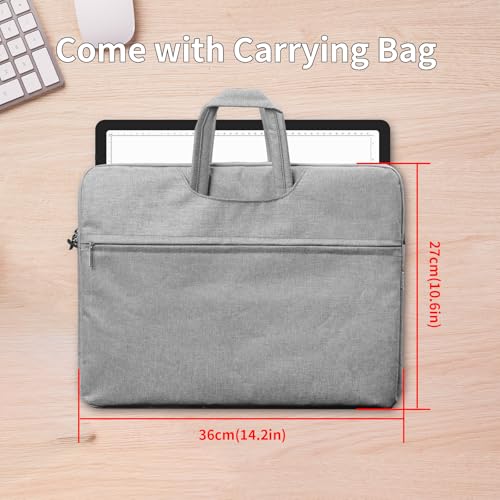 Phylosal Rechargeable A4 Light Pad with Carry Bag, Ultra-Thin Magnetic Tracing Light Box for Drawing, Diamond Art Painting Light Board with Side Button, Super Bright Light Table for Sketching (Black) - color: Black, size: A4 with Handbag
