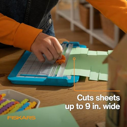 Fiskars 7" x 11.5" Kids Junior Paper Trimmer for Crafts & School Projects - style: Jr Paper Trimmer