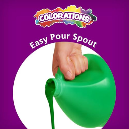 Colorations Paraben-Free Tempera Paint for Kids, 1 Gallon, Vibrant Yellow | Non-Toxic and Made in the USA, Classroom Must Haves, Bulk Arts & Crafts Supplies - color: Yellow