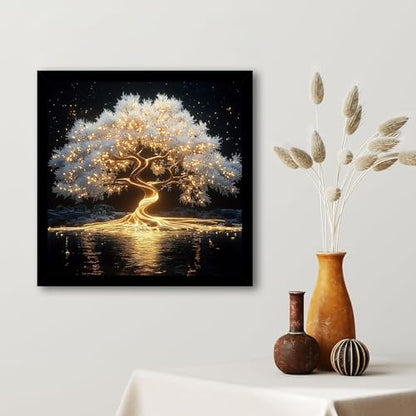 Tree of Life Diamond Art Kits for Adults, Diamond Painting Kits for Adults | Tree of Life Diamond Painting Kits for Adults 12x12 Inch, 5D Diamond Art Kits, Full Drill Gem Art Paint by Diamonds Dots - color: White Tree of Life