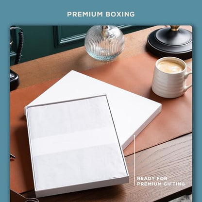 Beechmore Books A4 8.5x11 Mixed Media Sketchbook 160 GSM/98LB with Gift Box - color: Arctic Teal, size: A4 - 8.5" x 11.5" Large