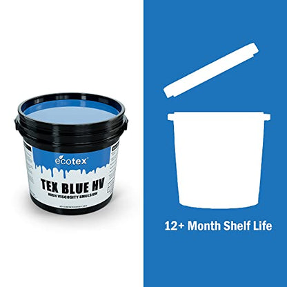 Ecotex® Tex-Red HV Pre-Sensitized Screen Printing Emulsion, High Viscosity | Premixed And Pre-Sensitized High Viscosity Photo Emulsion - No Diazo Needed, Compatible With Plastisol And UV Ink - Pt - size: Pint - 16 oz.