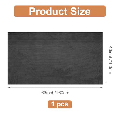 4-Way Stretch Mesh Fabric, Polyester Spandex Power Mesh, 63 inches by 1 Yard, Lightweight Fabric Sheer Meshes for Dancewear Activewear Sportswear Sewing Crafts(Black)