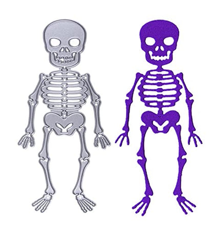 Cutting Dies Handmade DIY Paper Cards Album Decoration Stencils Template Embossing for Card Scrapbooking Craft (Skeleton) - style: Skeleton