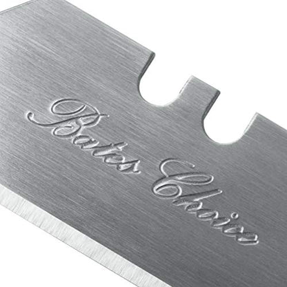 Bates- Utility Knife Blades, 40 Pack, Box Cutter Blades, Razor Blade Utility Knife - color: Silver, size: 40 Pack