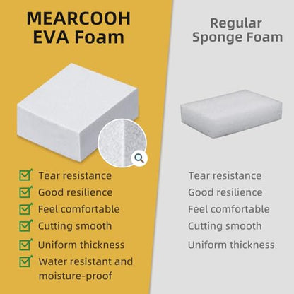 20mm Thick White Eva Foam Cosplay Sheets roll, 13.9" x 39" Premium eva Craft Foam for Cosplay Costume by MEARCOOH - color: White, size: Thickness-20mm