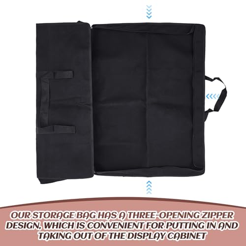 Abbylike Trade Show Display Case Carry Bag, Extra Large Bag for Sports Cards Trade Show Case Shipping(22 x 26 x 4 Inch) - size: 22 x 26 x 4 Inch