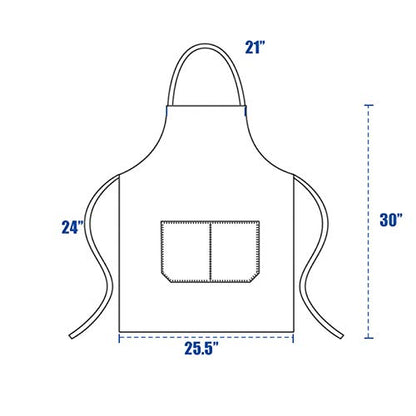 DUSKCOVE 8 PCS Plain Bib Aprons Bulk - Mixed Color Commercial Apron with 2 Pockets for Kitchen Cooking Restaurant BBQ Painting Crafting - color: 8 Colors Mixed