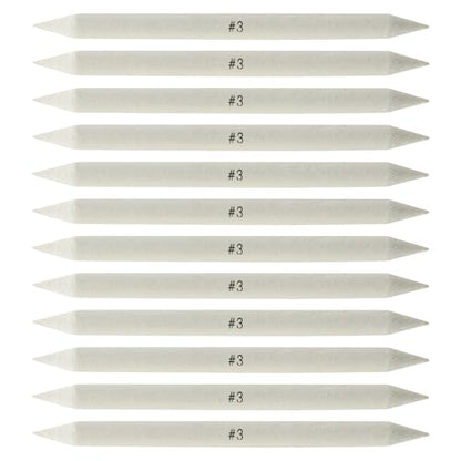 Creative Mark Art Set: Charcoal Pencils Solid Double-Ended Blending Stumps for Adults [Size # 3-96 Count], Perfect for Drawing, Pastels, and Art Design - size: Size # 3 - 96 Pack