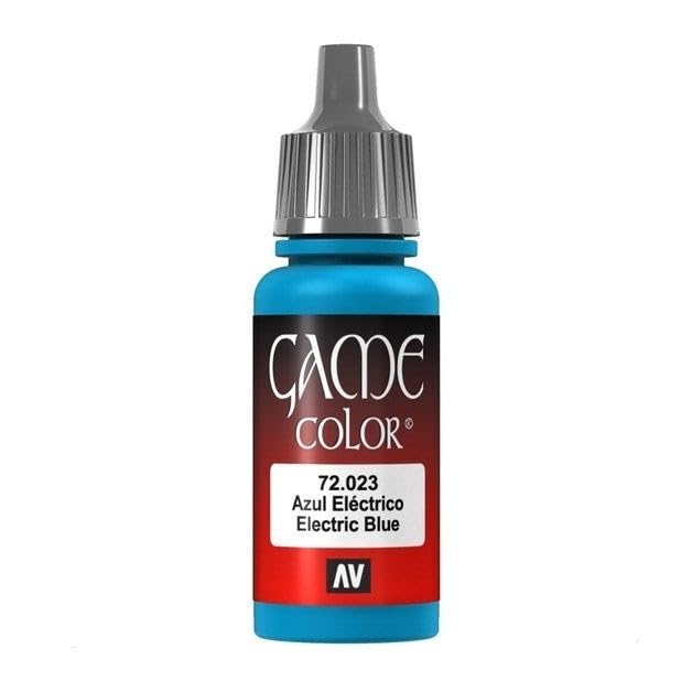 Vallejo Game Color Electric Blue Paint, 17ml - color: Electric Blue