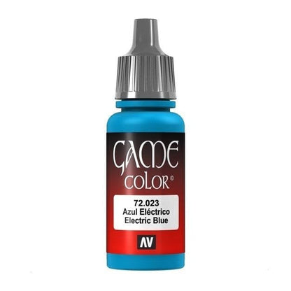 Vallejo Game Color Electric Blue Paint, 17ml - color: Electric Blue