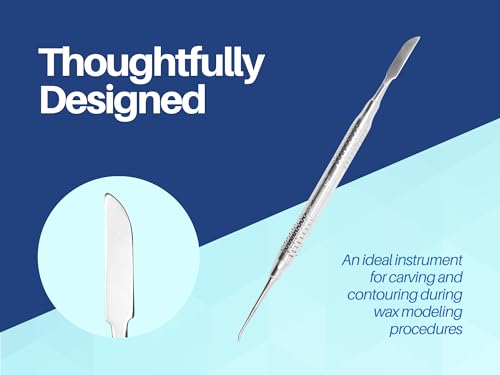 ARTMAN INSTRUMENTS Lecron Wax Carvers 6.5” Set of 3 Dental Lab Tools, Double-Ended Sculpting Instruments for Wax Carving, Restorative Dentistry, Precision Surgical-Grade Stainless Steel