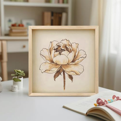 6 Pack Unfinished Blank Wood Panel Boards | 12 x 12inch Natural Wooden Painting Canvas for Oil, Acrylic Paint, Paint Pouring, DIY Art Crafts Projects - size: 12*12inch