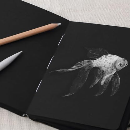 Pro Art Premier Sketch Book Travel 6"x 4" Black 74lb Black 80 Sheets, Sketch Book, Sketchbook, Drawing Pad, Pad, Drawing Paper, Art Book, Paper, Sketchbook for - color: 4x6 Black