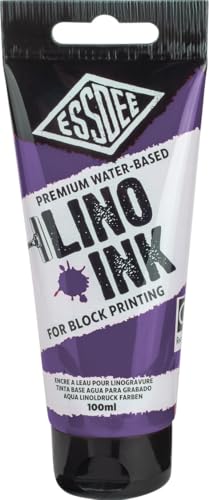 Essdee Block Printing Ink, Purple, 100ml - color: Purple