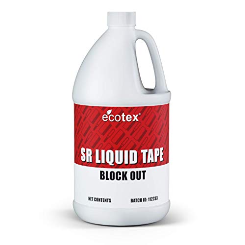 Ecotex® SR Liquid Tape Block Out - Screen Printing Screen Filler, 1 Gl - color: Red, size: Gallon - 128 oz.