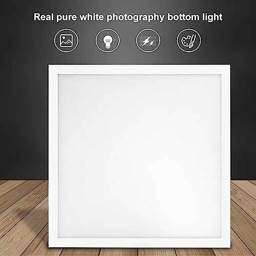 PULUZ Photo Studio Fill Light LED Shadowless Light Panel 15in X 15in / 38 x 38cm Dimmable Photography Softbox Bottom Light for Food Jewelry Cosmetic Crafts US Plug - size: 15*15 Inch