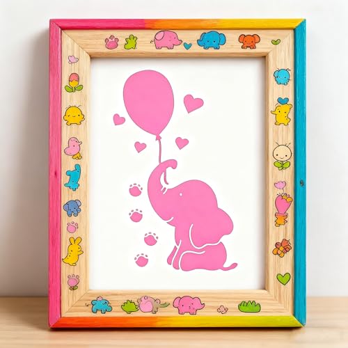 TIAMECH A4 Reusable Elephant Stencil for Painting - style: Elephant