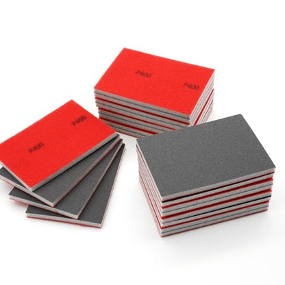 20Pcs Sanding Sponge, 3 x 4 Inch Soft Foam Sanding Block, 400 Grit - style: 400 Grit