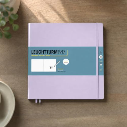 Leuchtturm1917 - Square Hardcover Sketchbook (Lilac) - 112 Pages of 150g/m² Paper - color: Lilac, size: Square