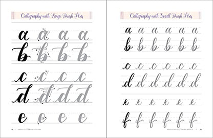 Hand-Lettering Lessons: Super Easy Modern Calligraphy + Print with Traceable Alphabets