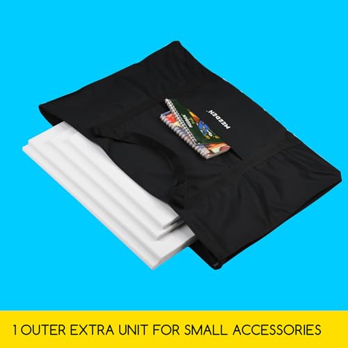 MEEDEN Art Portfolio Bag: 36 x 48 Inch Black Canvas Portfolio Case - size: 36" X 48"