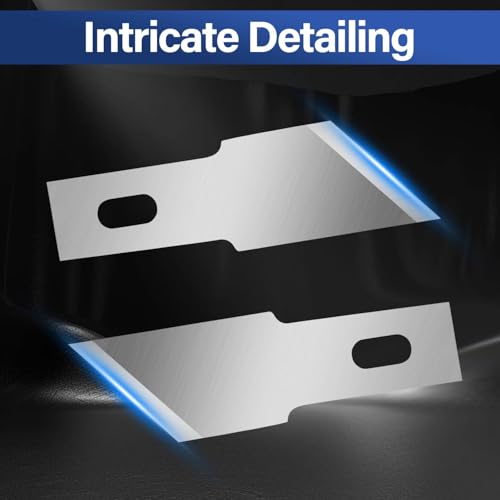 120 Pack Hobby Knife Blades, #20 High Carbon Steel Replacement Blades for Craft & Art, Standard Sharpness Craft Knife Refills for Paper, Fabric & Thin Plastic - style: #20