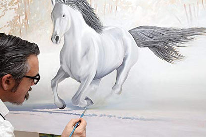 Mont Marte Oil Paint Premium, 3.4 US fl.oz (100ml) Tube, Phthalo Blue, Heavy Body Paint, Artist Quality, Good Coverage, Excellent Tinting Strength, Ideal for Painting Canvas - color: Phthalo Blue, size: 3.4 Fl Oz (Pack of 1)