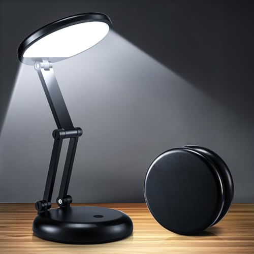 One Fire Cordless Lamp, 3600mAh Battery Operated Lamp, Rechargeable Lamp - color: Black