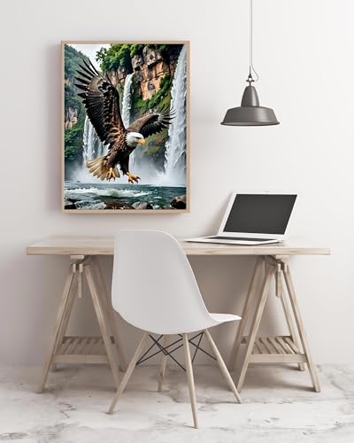 askkqtx Eagle Diamond Art Kits for Adults 12x16 Inch - color: Eagle-G7833