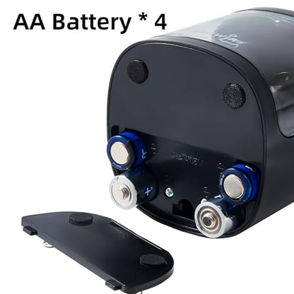 tenwin Electric Pencil Sharpener, Dual-Hole Fit for 6-12mm Pencils - color: Black