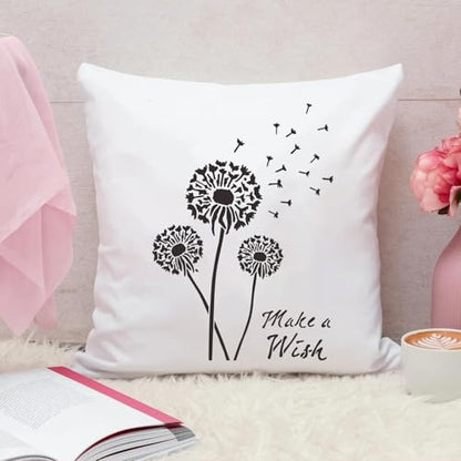 Large Flower Stencil 14inch Flower Stencils for Painting Floral Stencils | Reusable Sunflower Hibiscus Stencil Drawing Templates for Wood Garden Fence Furniture Fabrics DIY Decor - style: Flowers