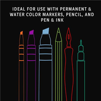 Bienfang Graphics 360 Marker Paper Pad, 9-Inch by 12-Inch, 100 Sheets - size: 12 by 9-Inch, 100 Sheets
