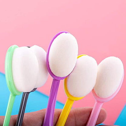 Yoseng 10 Pcs Ink Blending Brushes,with Protective Covers for Card Making | Color-Coded Handles Stencil Brushes,Background Blender Craft Brushes,Paper Crafter Artist Tool,Brush Head Diameter 0.86" - color: 10 Color With Cover