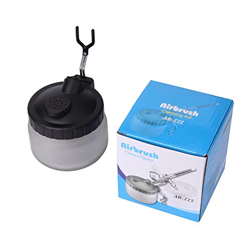 Multifunctional Airbrush Cleaning Pot Wash Station with Holder