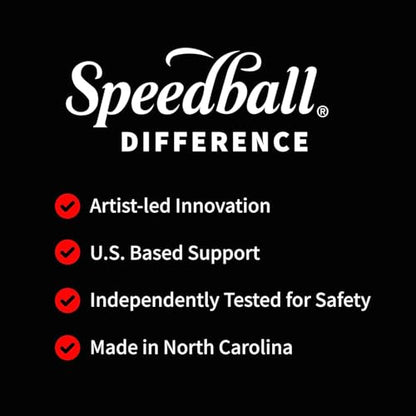 Speedball Intermediate Screen Printing Kit - Make Your Own Custom T-Shirt Prints - 2 Fabric Inks, Silk Screen Frame, Drawing Fluid, Squeegee, Instructions - Made in USA