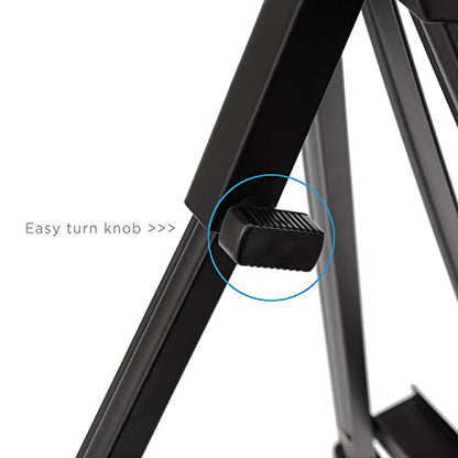 SoHo Urban Artist Black Aluminum Tabletop Easel Stand, Portable Easel for Display, Painting Canvas and More, Set of 12 - size: 12 Units