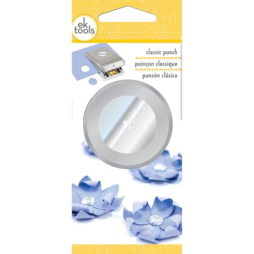 EK Tools Large Circle Punch, 1.25 inch with Safety Lock - Create Precise Circles with Paper or Cardstock - Hole Puncher for Handmade Cards, Scrapbooking, Gift Tags, DIY Projects, and Crafts - size: 1.25 Inch