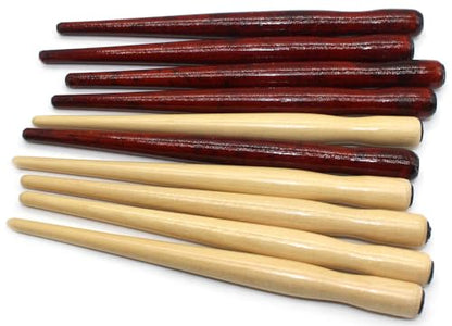 Gullor 5 Pieces Dip Pen Holder, Wooden Comic Pen Nib Holder for Calligraphy Writing Signing - color: Wood