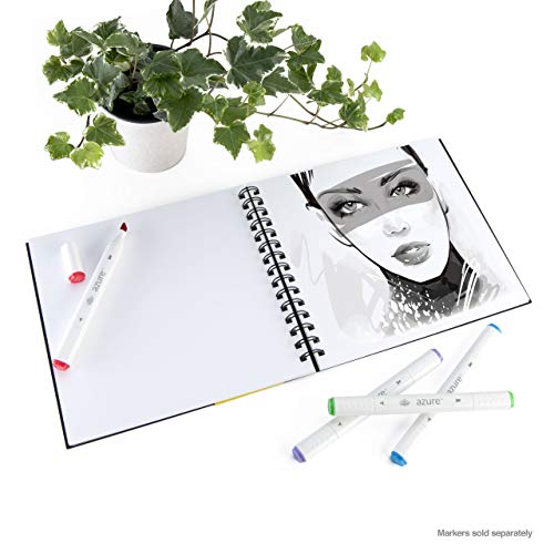 Bee Paper - 8" x 8" Creative Marker Drawing Journal - size: 8-inch x 8-inch, 50 Sheet Art Journal, style: Marker Art Journal