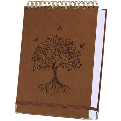 Blank Notebook 8.5 x 11, Hardcover Sketchbook Sketch Pad, Thick Paper, GiftPaper - color: Brown, size: 8.5” x 11”