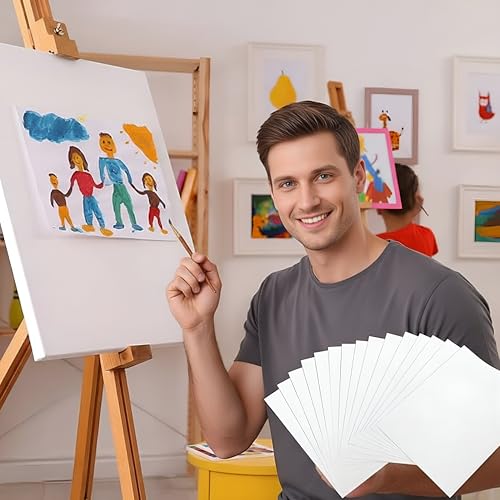 TecUnite 60 Sheets Watercolor Paper Pad Bulk, 9 x 6 Inch, Cold Press - color: Cold Press, size: 9 x 6 inch