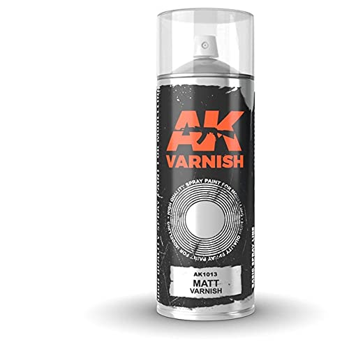 AK Interactive Matt Varnish Spray (USA) 400ML - Model Building Paints and Tools # AK-1045