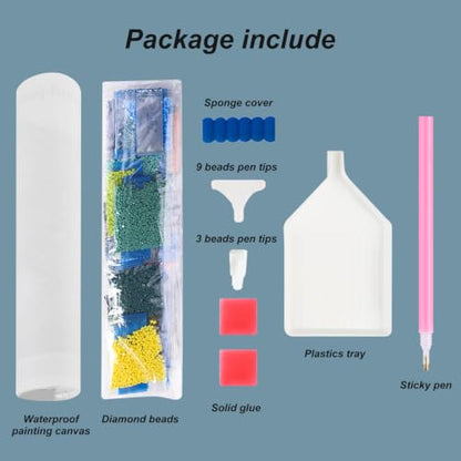 hill froeistung 5D Truck Diamond Art Painting Kits for Adults - color: HF-A069