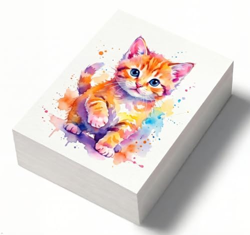 82 Sheets Watercolor Paper Bulk 8.5"x11", 110lb/230gsm Cold Press Thick - size: 8.5"x11"