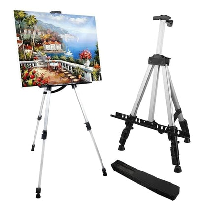 RRFTOK Easel Stand for Painting and Sign, Adjustable 17-66 Inch - style: 66S 1-Pack