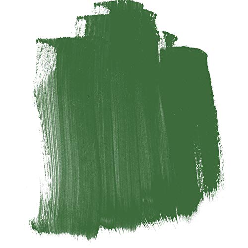 GOLDEN Fluid Acrylics, Chromium Oxide Green, 16 fl. oz. Bottle | Artist grade acrylic paint with rich pigment load and a flowing constency useful for even coverage and fine details.