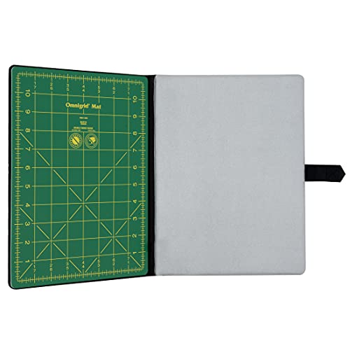Omnigrid 2105 8.75x11.75 Inch-by-Inch Tote Size Foldaway Portable Cutting & Pressing Station - size: 11"L x 8"W