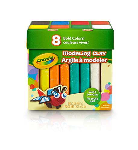 Crayola Modeling Clay in Bold Colors, 2lbs, Gift for Kids, Ages 4 & Up - size: Small